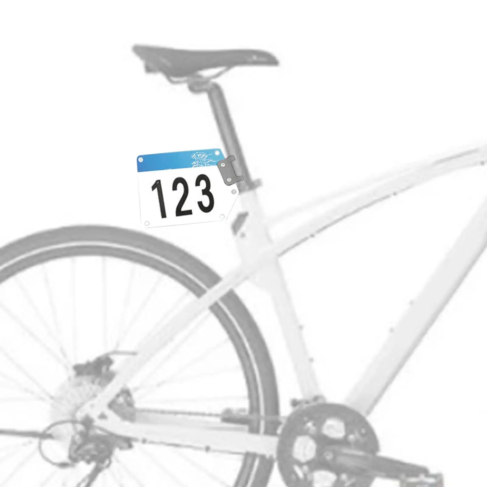 Номерной знак гоночного велосипеда по триатлону, простая установка, Сверхлегкий портативный держатель номерного знака для велоспорта для соревнований по велоспорту