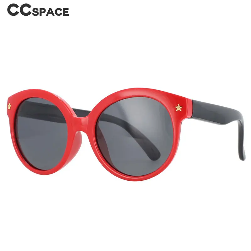53853 Детские Поляризованные Солнцезащитные очки Модные Круглые Симпатичные оттенки Винтажных очков Uv400