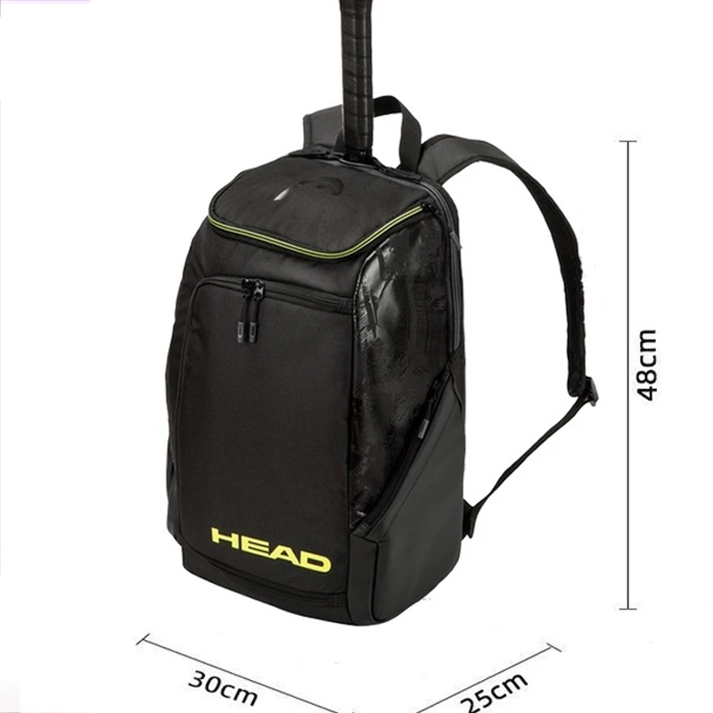 2023 Оригинальный теннисный рюкзак HEAD Tour Team, сумка для теннисных ракеток, спортивный рюкзак, сумка для бадминтона с отделением для обуви