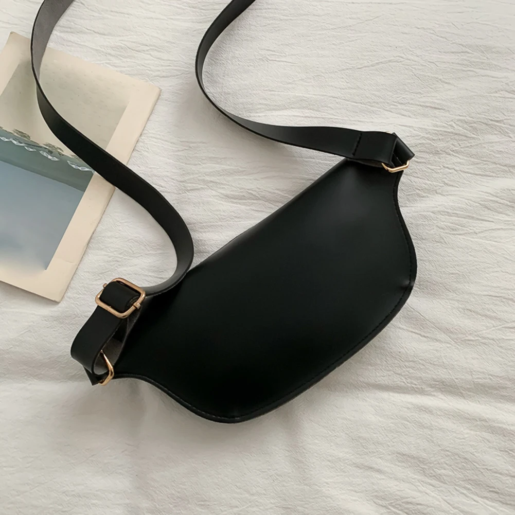 Маленькая сумочка, винтажная однотонная кожаная сумка, женская однотонная сумка-мессенджер из искусственной кожи, модные женские маленькие сумки на пояс и грудь