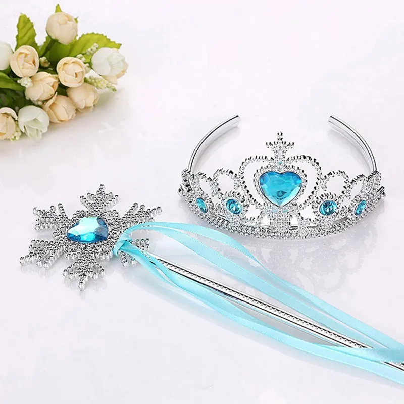 1 Комплект украшений Wand Frozen Crown, комплект украшений Princess, девчачье сердечко, милое и модное