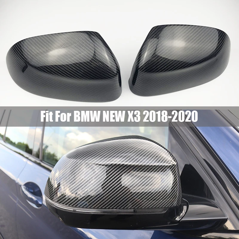 Крышка Зеркала заднего Вида Из Углеродного Волокна Для BMW X3 G01 X4 G02 X5 G05 X7 G07 2018 2019 2020 Крышка Зеркала заднего Вида Двери Автомобиля