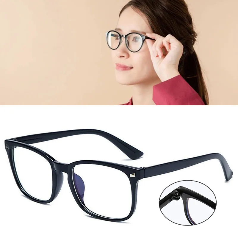 1ШТ Очки для чтения с анти-синим светом, Мужские Компьютерные очки, Игровые очки, Прозрачная оправа для очков, Женские очки с анти-синими лучами,