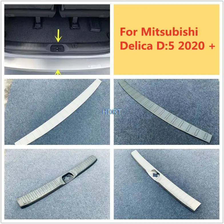 Для Mitsubishi Delica D: 5 2020 + Защита для Стайлинга автомобилей, Аксессуары для украшения, Арьергард, Крышка багажника, Молдинг, Гарнир, Рамка для отделки