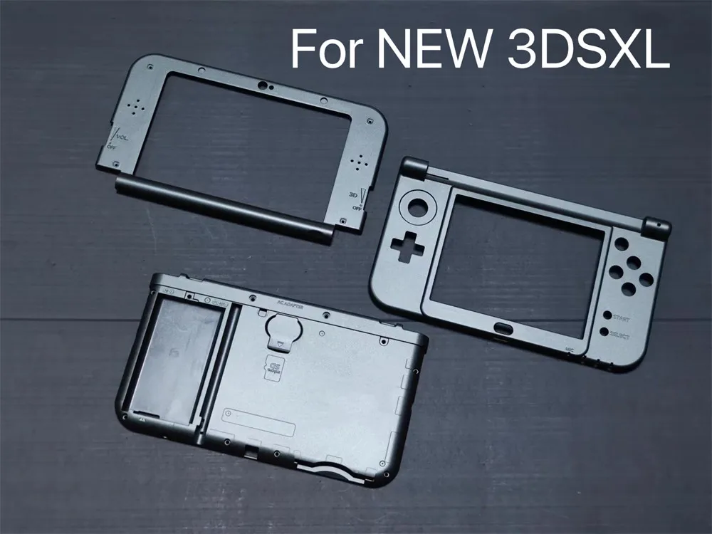 Оригинальная новая верхняя крышка Средняя рамка, крышка батарейного отсека для замены нового корпуса 3DSXL