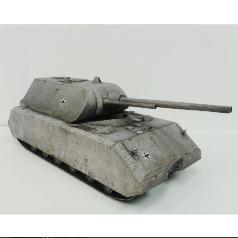 Модель танка WW II German Panzer VIII Maus в масштабе 1:35, строительные наборы из 3D бумажных карточек, строительные развивающие военные модели игрушек