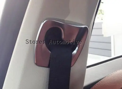 Хромированная внутренняя накладка для ремня безопасности BMW 5 серии f10 520 525 2011-2017 Автомобильные аксессуары 2 шт.