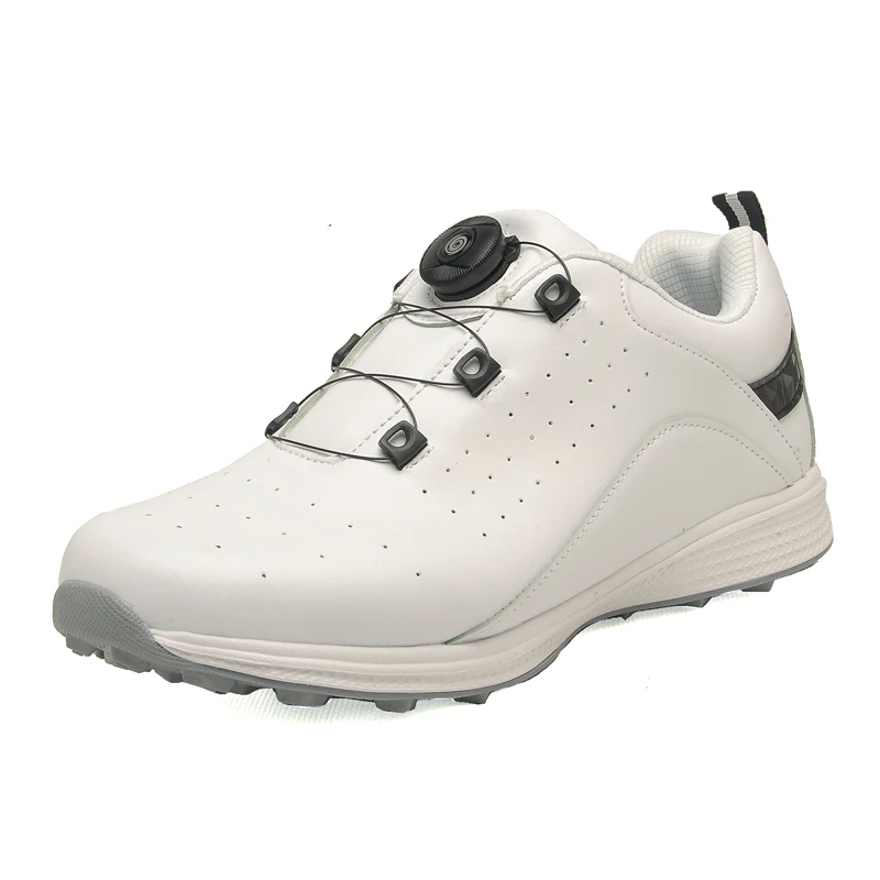 Обувь для гольфа премиум-класса, мужские нескользящие водонепроницаемые уличные кроссовки, Размер 35-46, кроссовки на профессиональной подошве для гольфа