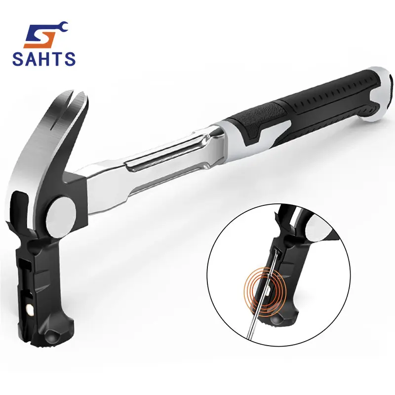 Новый магнитный отбойный молоток для деревообрабатывающих ручных инструментов, автоматический отбойный молоток для ногтей, Многофункциональный нескользящий ударопрочный стальной молоток