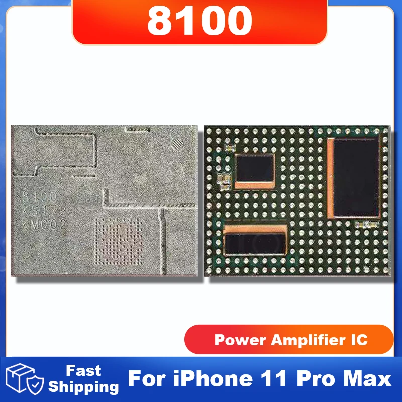 2шт 8100 Усилитель Мощности IC Для iPhone 11 11Pro 11 Pro Max AFEM-8100 Сигнальный Модуль Чип PA Чип Чипсет