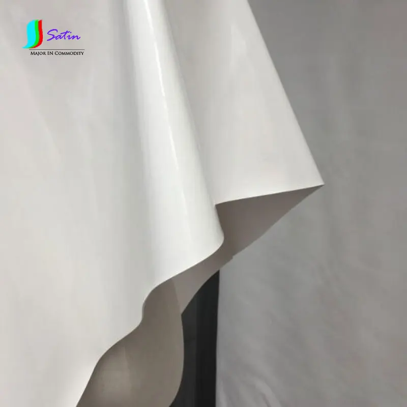 Чехлы и сумки из белой твердой блестящей зеркальной искусственной кожи, ткани высокого качества, хорошей поддержки Одежды ручной работы A0046A