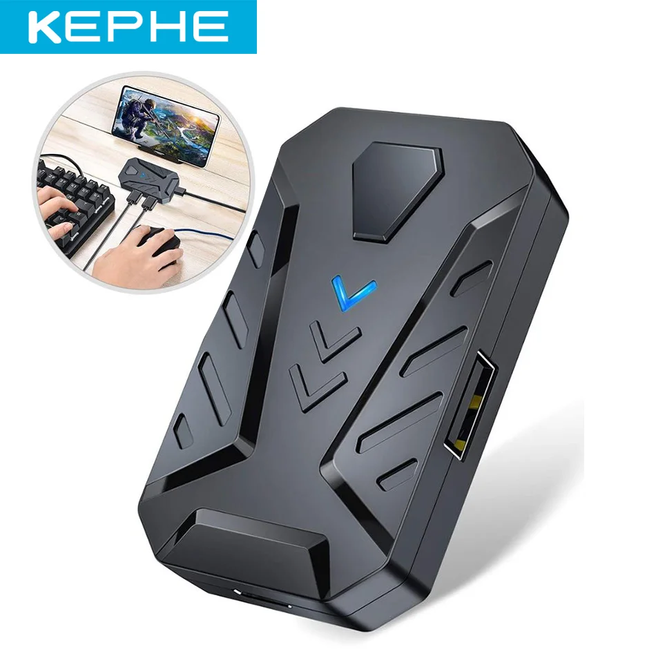 Мобильный игровой контроллер KEPHE Battle Dock, конвертер клавиатуры и мыши для мобильных игр Android