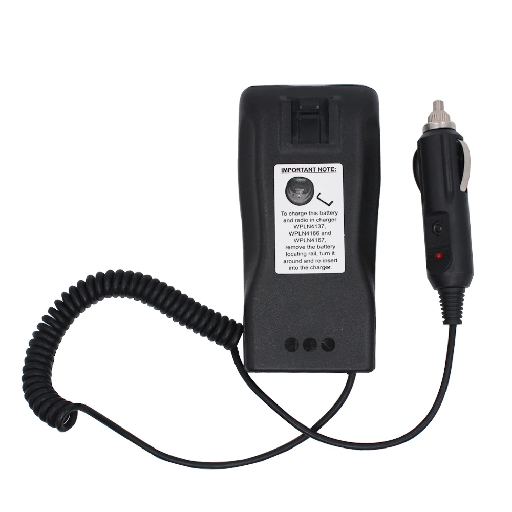 PMLN7089 Дорожное Зарядное Устройство с Прикуривателем для Motorola Radio DP1400 CP200 DEP450 CP040 CP140 CP160 CP180 PR400 CP150 GP3188