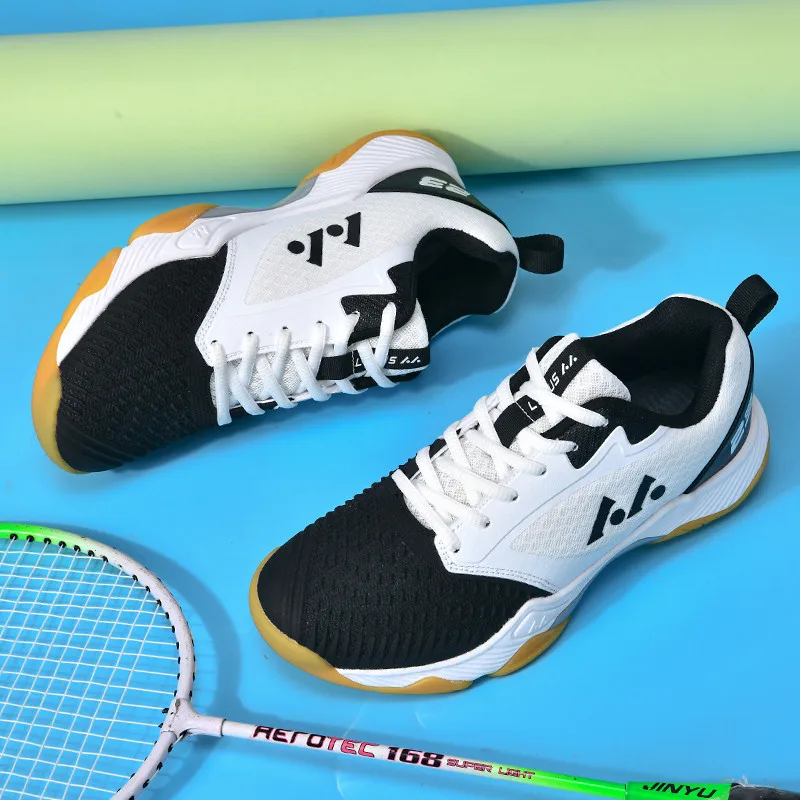 Качественная обувь для бадминтона Оптом и в розницу, мужская дышащая нескользящая спортивная обувь, пара теннисных кроссовок