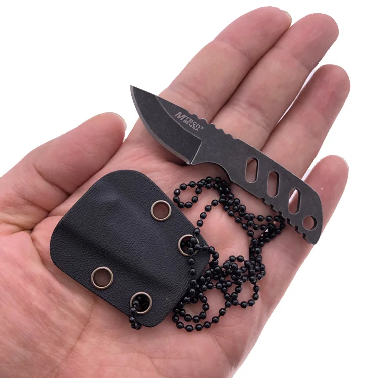 EDC Мини Карманный Складной Нож для ожерелья из нержавеющей стали с брелоком для ключей Спорт на открытом воздухе Кемпинг Пешие прогулки Охота Выживание