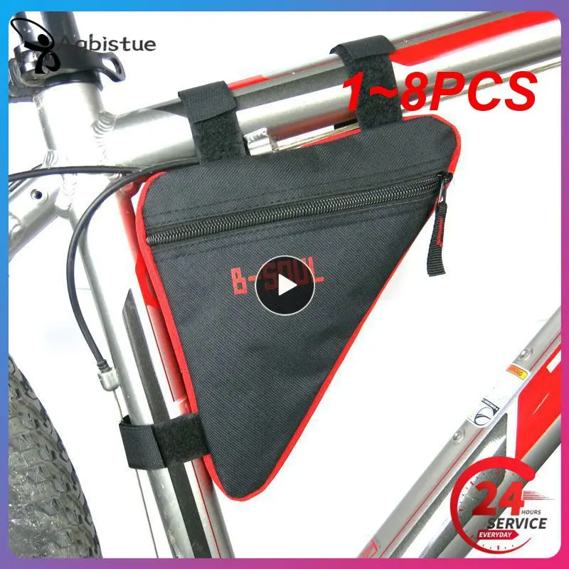 1-8 шт. Водонепроницаемая сумка для рамы с треугольной передней трубкой Велосипедные сумки Сумка для горного велосипеда Держатель рамы Седельная сумка MTB Велоспорт