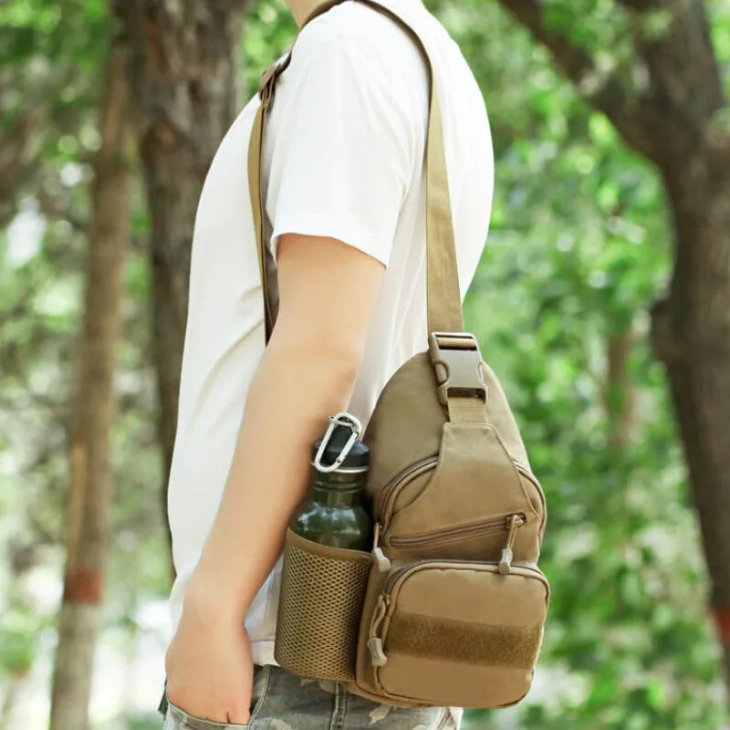 Уличная сумка через плечо с USB, спортивная, военная, тактическая, для пеших прогулок, кемпинга, охоты, камуфляжный рюкзак для рыбалки с сумкой для бутылок