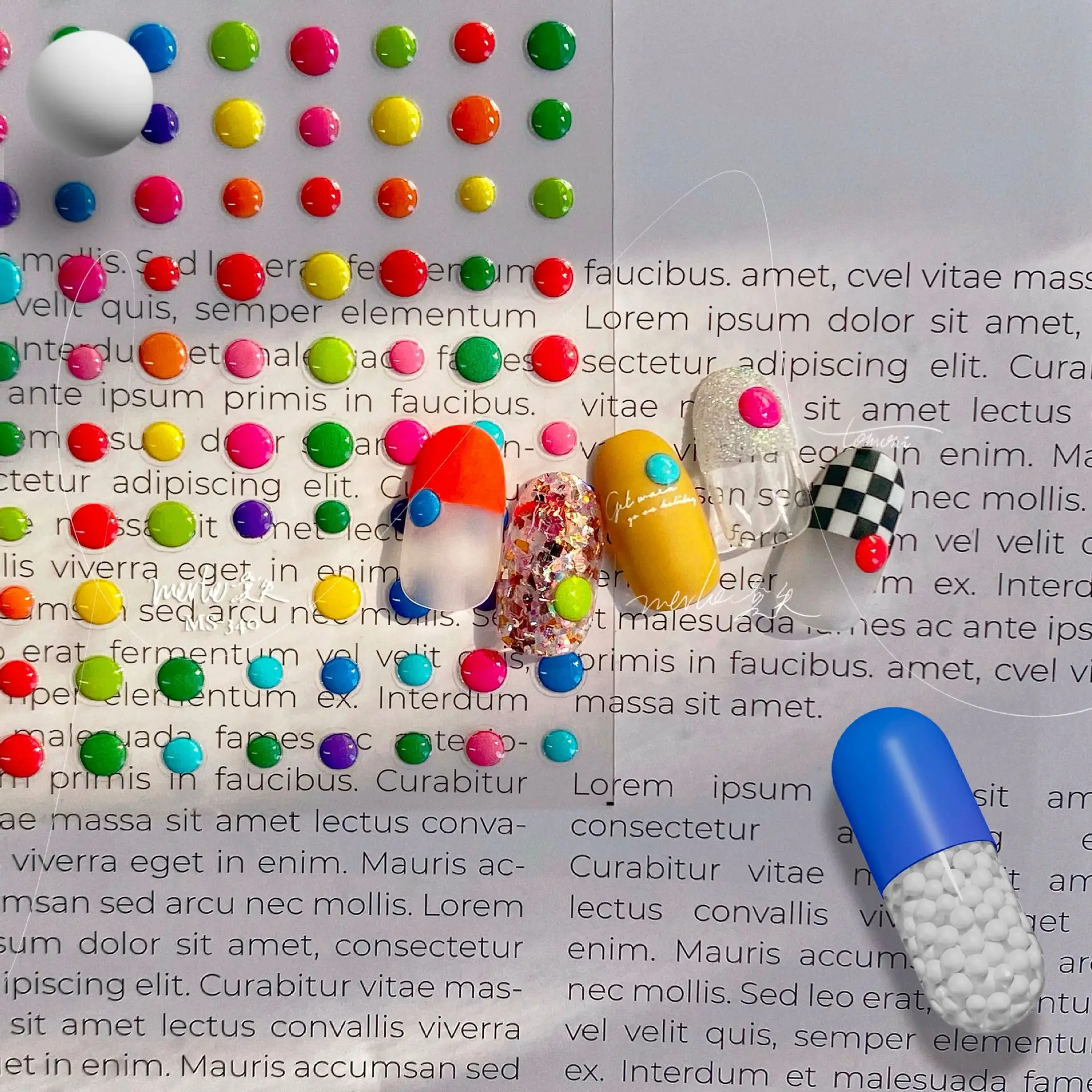 Супертонкая Японская винтажная наклейка для ногтей Jelly Sticker 3D Наклейка для дизайна ногтей 5D Наклейка для улучшения ногтей