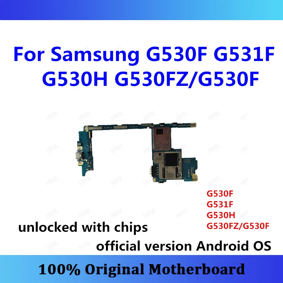 Оригинал для Samsung Galaxy Grand Prime G530F G531F G530H G530FZ Материнская плата Официальная версия ОС Android логическая плата
