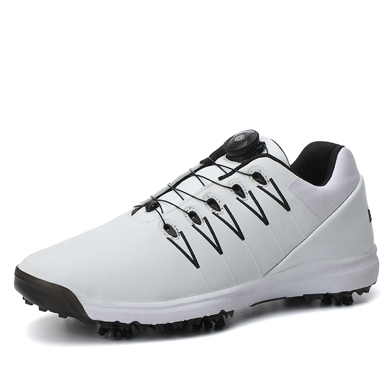Новые дышащие мужские кроссовки для гольфа, нескользящая обувь для гольфа без шипов, весенне-осенние кроссовки для гольфа, уличная обувь для ходьбы