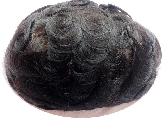 Бразильский парик из человеческих волос на основе швейцарского кружева или французского кружевного парика, Мужские парики, система волос Для замены волос бесплатная доставка