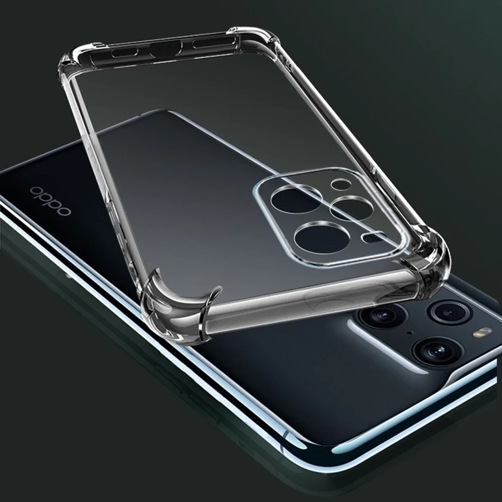 Прозрачный Противоударный Чехол для Oppo Find X3 Pro Neo X5 lite Роскошный Мягкий Силиконовый Чехол для телефона Oppo Find X3 Pro X5 lite Cases