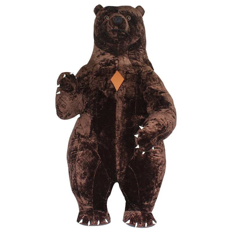 Надувной костюм Ursus thibetanus для костюмированной вечеринки, пушистое платье, косплей, Бурый медведь, собака, костюм медведя, талисман для взрослых