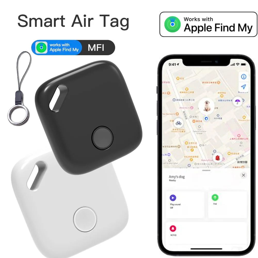 Мини-GPS-трекер Itag Find My Locator Устройство защиты от потери местоположения Apple Smart Airtag Finder Работает с приложением Apple Find My App