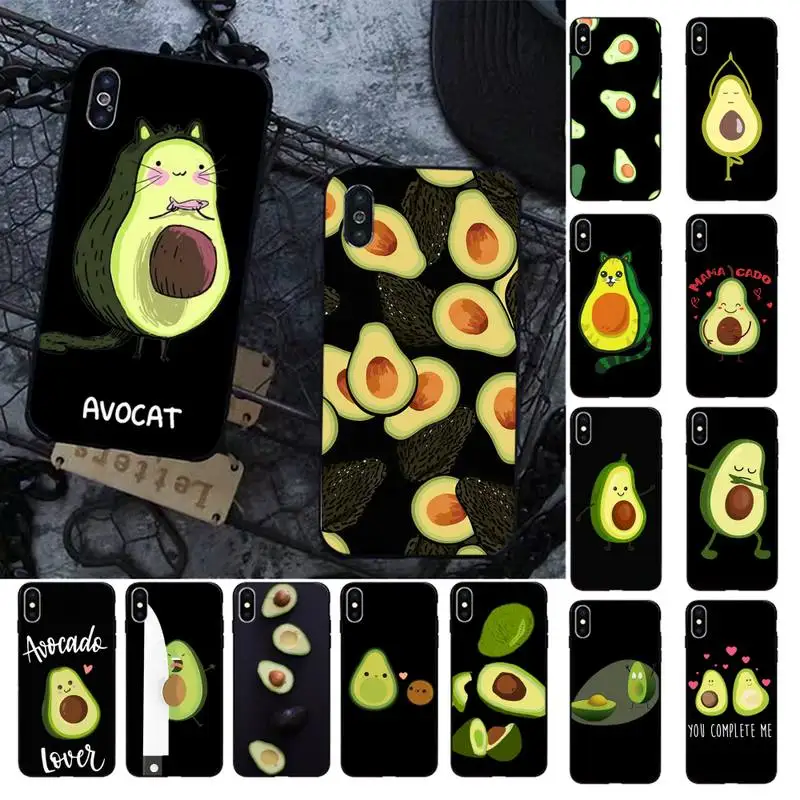 Летний чехол для телефона Fruit Avocado Food для iPhone 13 11 12 pro XS MAX 8 7 6 6S Plus X 5S SE 2020 XR cover