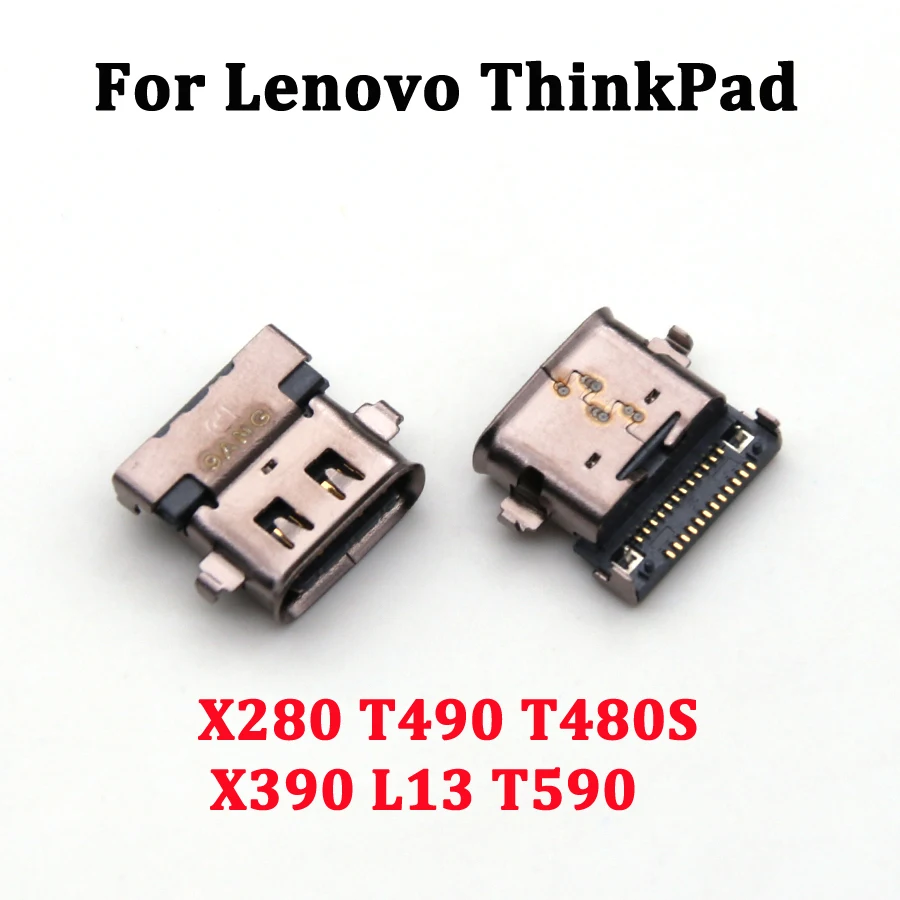 1-10 шт. Разъем USB TYPE-C Порт Питания Постоянного тока Для Lenovo ThinkPad X280 T490 T480S X390 L13 T590 Разъем Постоянного тока Ноутбука USB-C Разъем