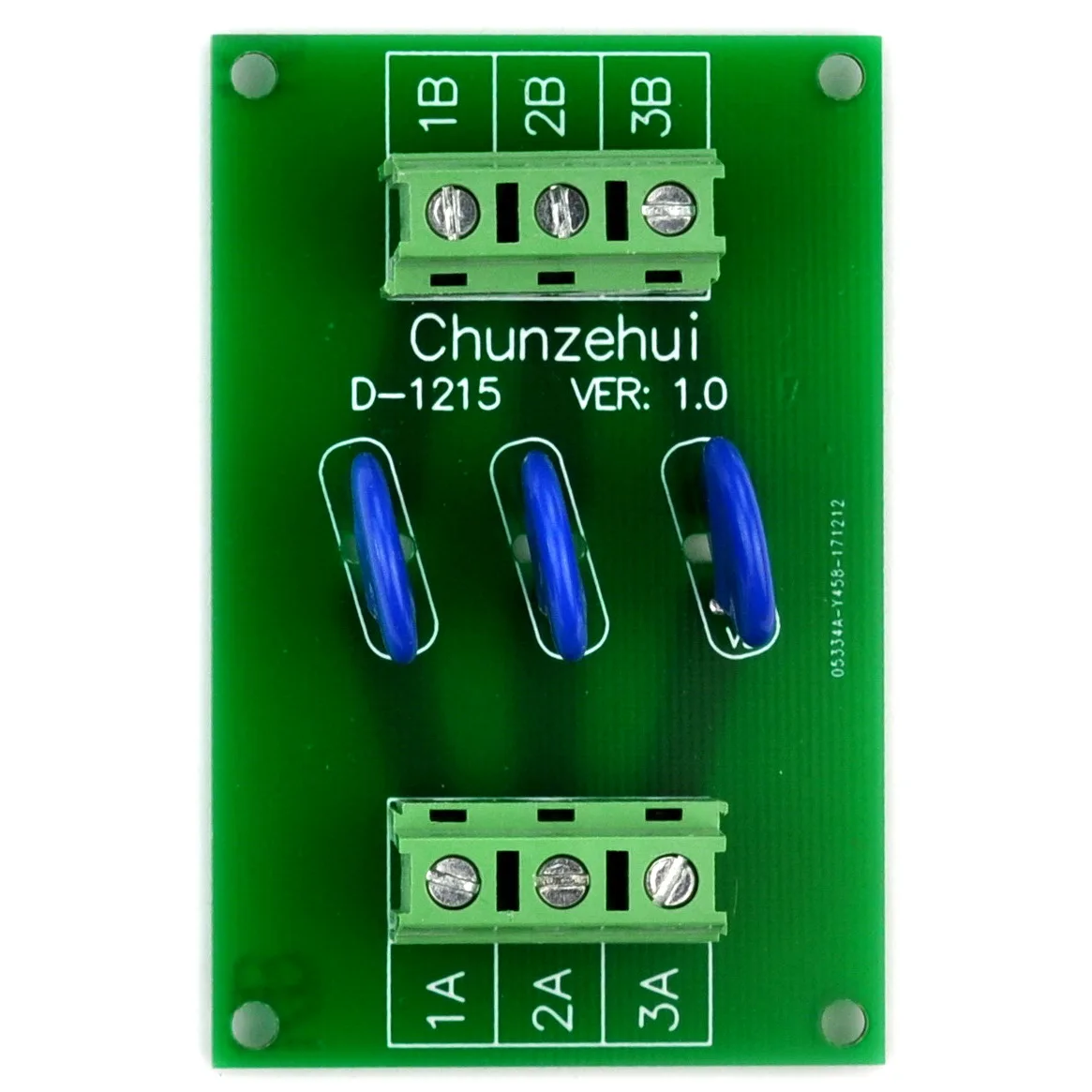 Chunzehui 3-канальный индивидуальный варисторный интерфейсный модуль из оксида металла SIOV напряжением 150 В, плата защиты от перенапряжения SPD.