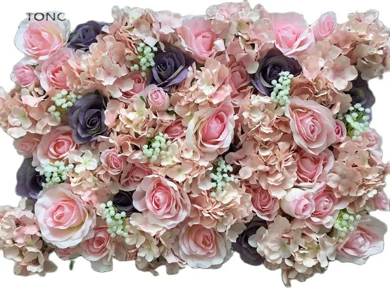 TONGFENG 8 шт./лот Mixcolor Свадебная 3D цветочная стена цветочная дорожка свадебная Искусственная шелковая роза пион свадебный фон украшения