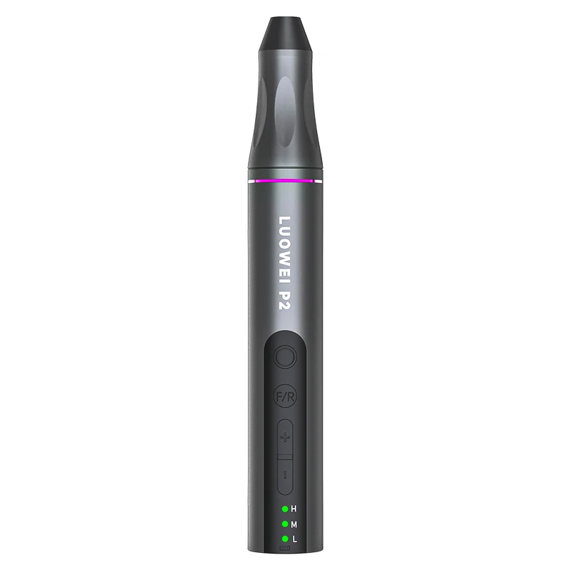 Полировальная ручка LuoWei P2 / Шлифовальная ручка для полировки мобильных чипов / 9 штук наконечников для полировки / USB-зарядное устройство / Шлифовальная ручка для ремонта мобильных устройств