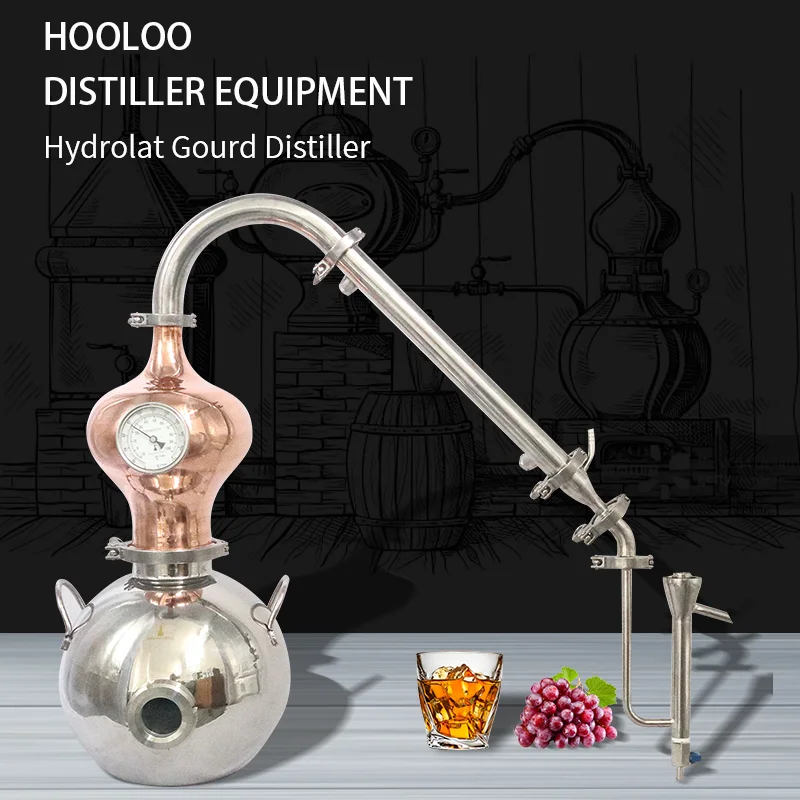 HOOLOO Бытовой Гидрозольный дистиллятор Moonshine D15 Оборудование для перегонки самогона