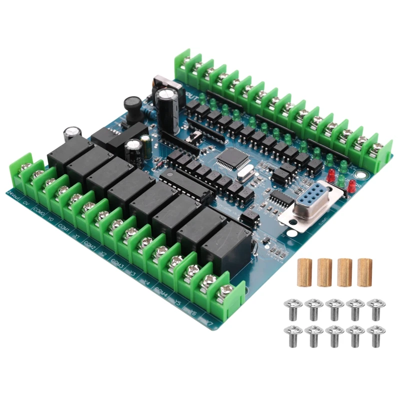 Программируемый логический контроллер LBER FX2N-20MR Промышленная плата управления PLC 12 Входов 8 Выходов 24 В 5A