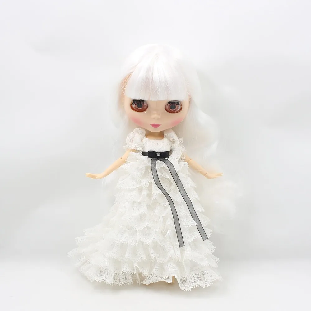 кукла для совместного тела обнаженная кукла Блит, фабричная кукла, подходит для поделок с челкой из белых волос 2017060226