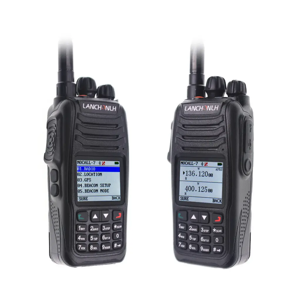 Двухдиапазонная Портативная рация HG-UV98 UHF VHF APRS С отслеживанием местоположения GPS Beidou GLONASS Walkie Talkie