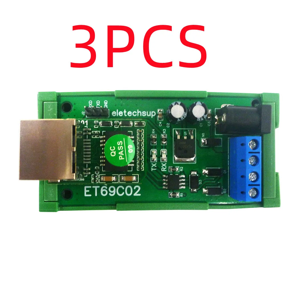 3X RS485 Modbus RTU Сеть TCP-Ethernet UDP TCP Клиент-Сервер MQTT Конвертер Сервер последовательного порта для ПЛК PTZ-Камеры
