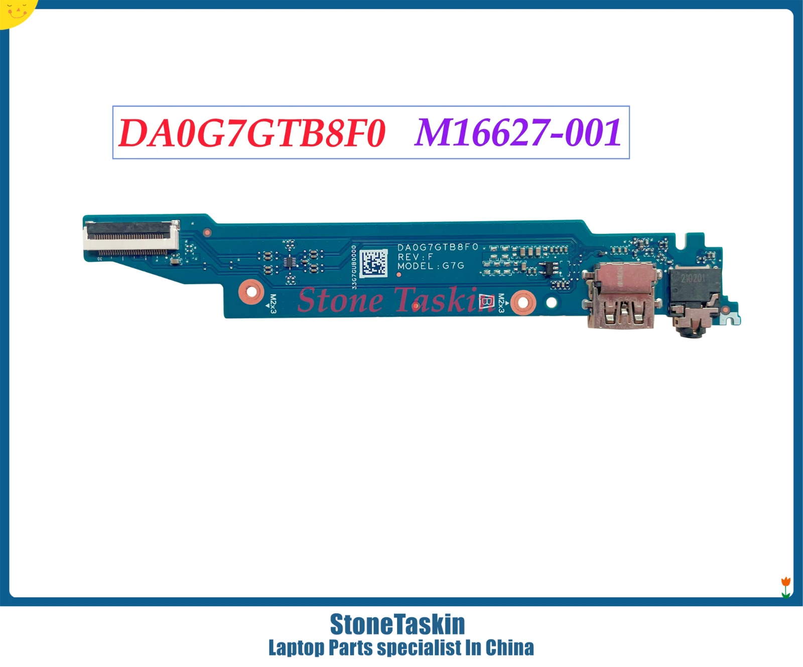 StoneTaskin Восстановлен Для HP 14-DV 14-DV0065ST Плата звуковой карты USB Audio Daugther Board DA0G7GTB8F0 M16627-001 100% Протестирован