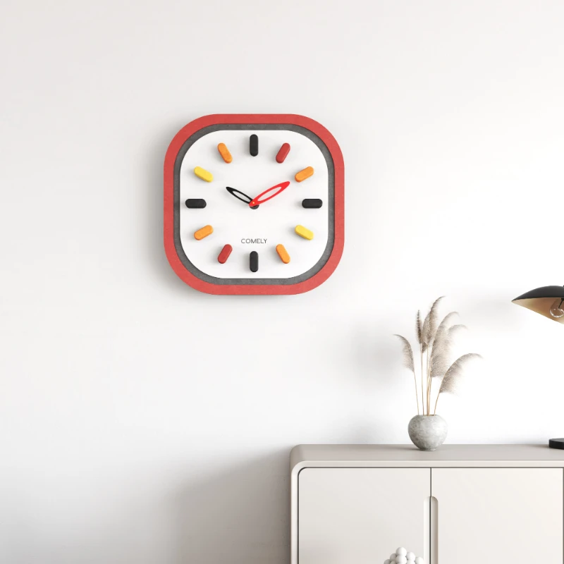 Креативные декоративные настенные часы для гостиной Современные светящиеся настенные часы для домашнего модного ресторана Бесшумные часы Подвесные часы