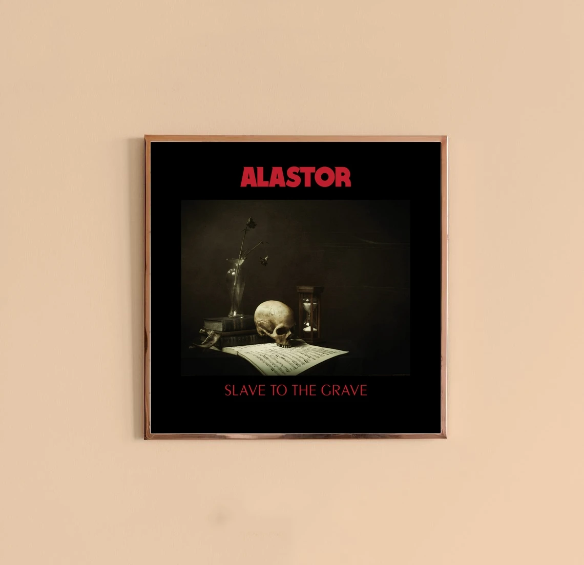 Alastor - Slave To The Grave Обложка музыкального альбома, плакат, украшение для дома, настенная живопись (без рамки)