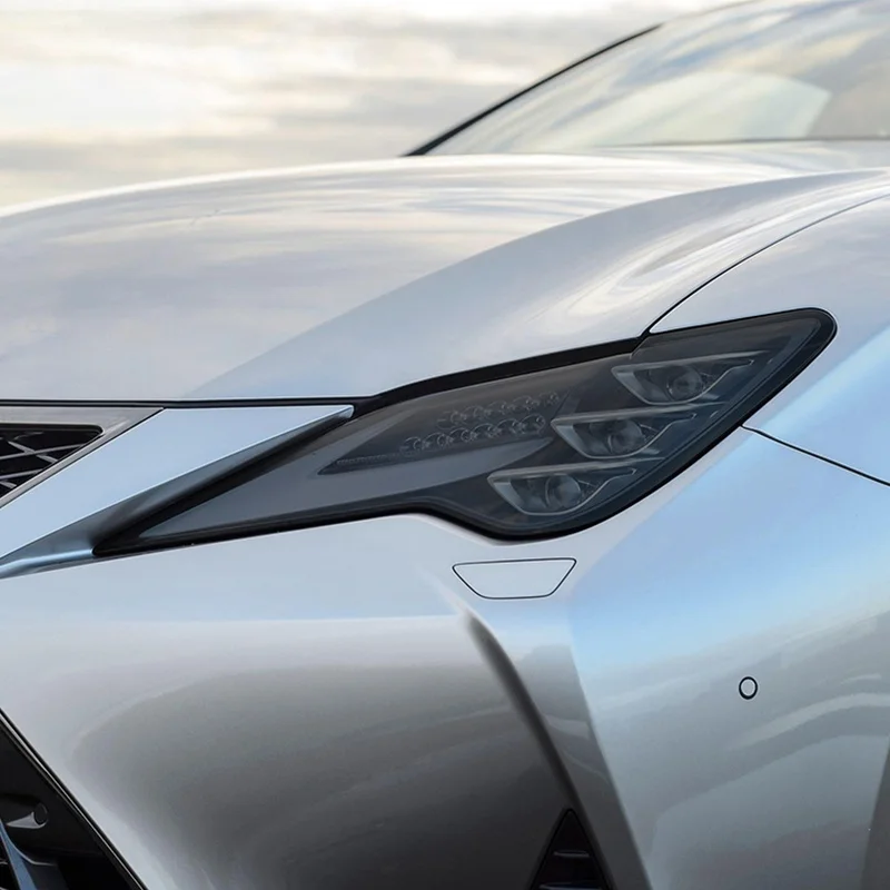 Защитная пленка для автомобильных фар Передний Свет Прозрачная Черная Наклейка TPU для Lexus RC F RC350 Facelift 2019 2020 Аксессуары