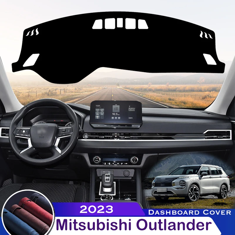 Для Mitsubishi Outlander 2023 Крышка приборной панели автомобиля, избегающая освещения, приборная платформа, стол, защитный коврик, ковры для приборной панели
