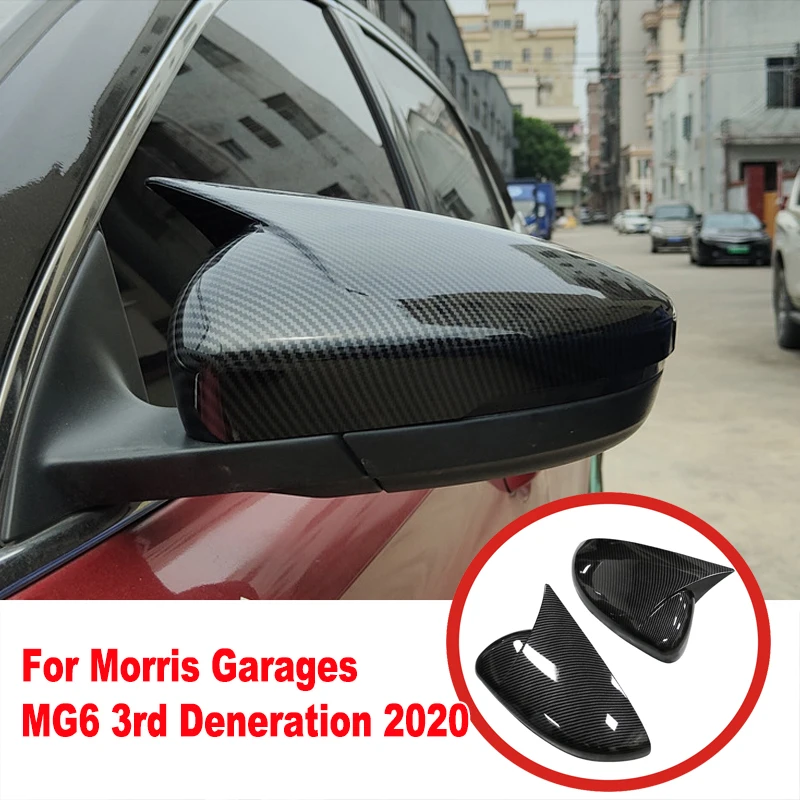 Для Morris Garagages MG6 3-го Поколения 2020, Боковая дверь, зеркало заднего вида, защита от царапин, Украшение крышки зеркала, Автомобильные Аксессуары