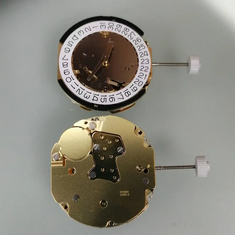 Аксессуары для часового механизма Оригинальный кварцевый механизм 3520D Механизм 3520 6-12 секунд