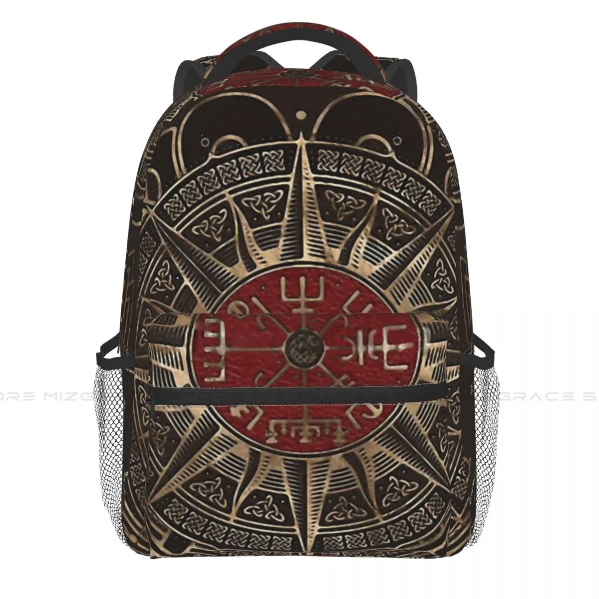 Повседневная школьная сумка большой емкости, Vegvisir Compass, рюкзаки для ноутбука, Viking, Многофункциональный мягкий рюкзак для подростка