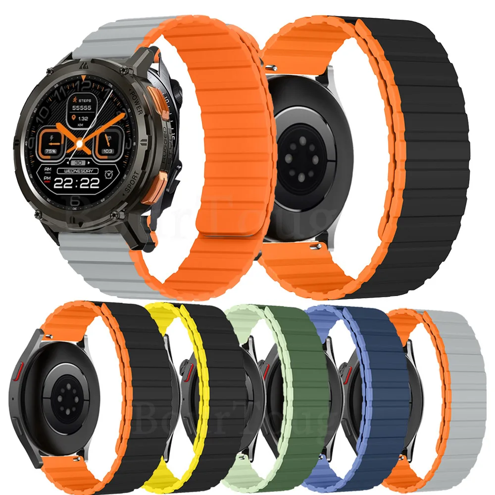 Магнитные ремешки для спортивных силиконовых часов KOSPET TANK T2/TANK M2, Сменные браслеты, сменные аксессуары, браслет на запястье
