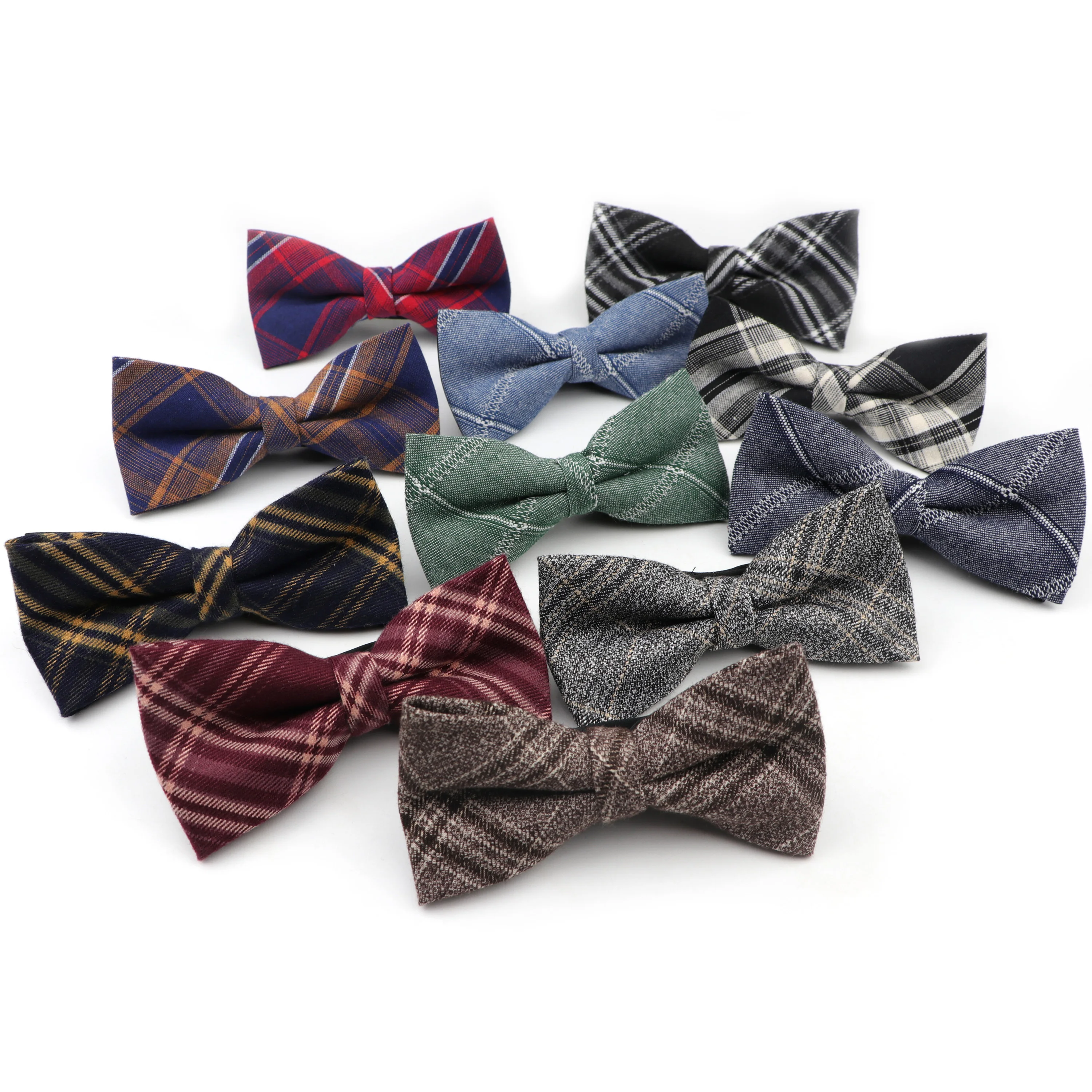 Полосатые классические официальные хлопковые галстуки-бабочки Gravata, разноцветный галстук-бабочка, мужской роскошный галстук-бабочка из твида