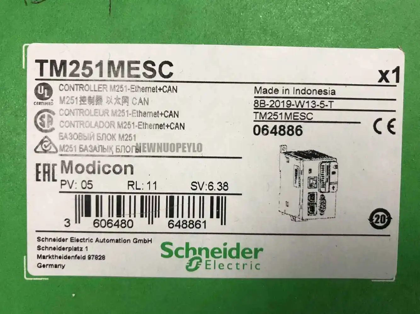 Программируемый контроллер Schneider TM251MESC TM251MESE Совершенно новый оригинальный