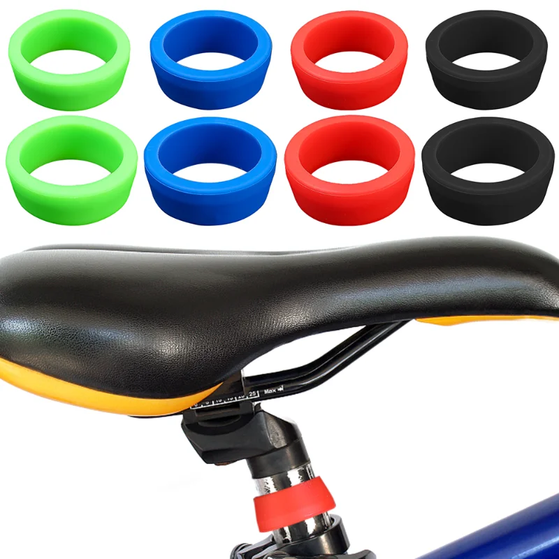 1 шт. Лента для крепления руля дорожного велосипеда, фиксирующее кольцо для велосипеда с фиксированной передачей, противоскользящий силиконовый ремешок для ручки, защитный рукав, аксессуары для велосипеда